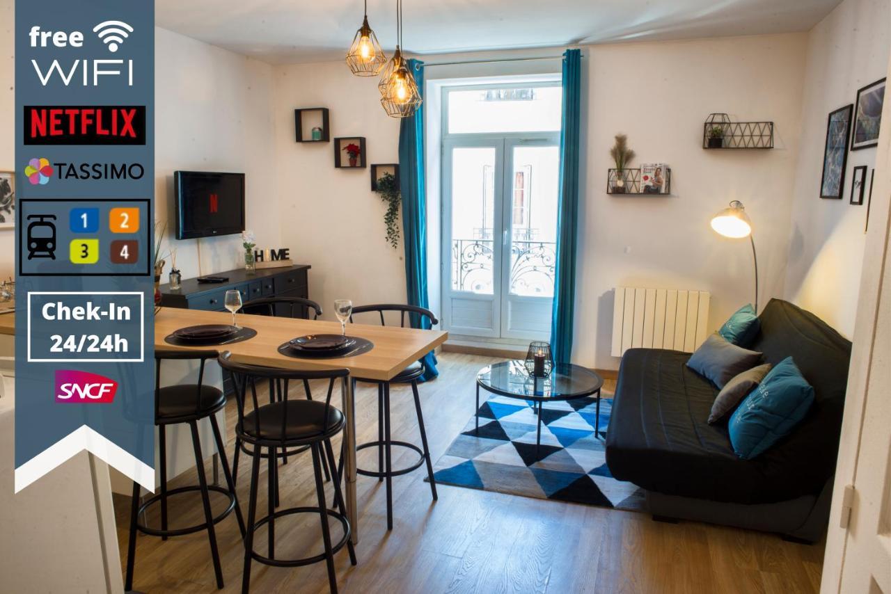 Centreville: T2 Chaleureux Et Cozy/Chekin 24-24H Montpellier Kültér fotó